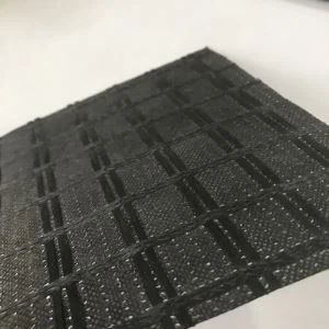 Geogrid din fibră de sticlă cusută cu geotextil